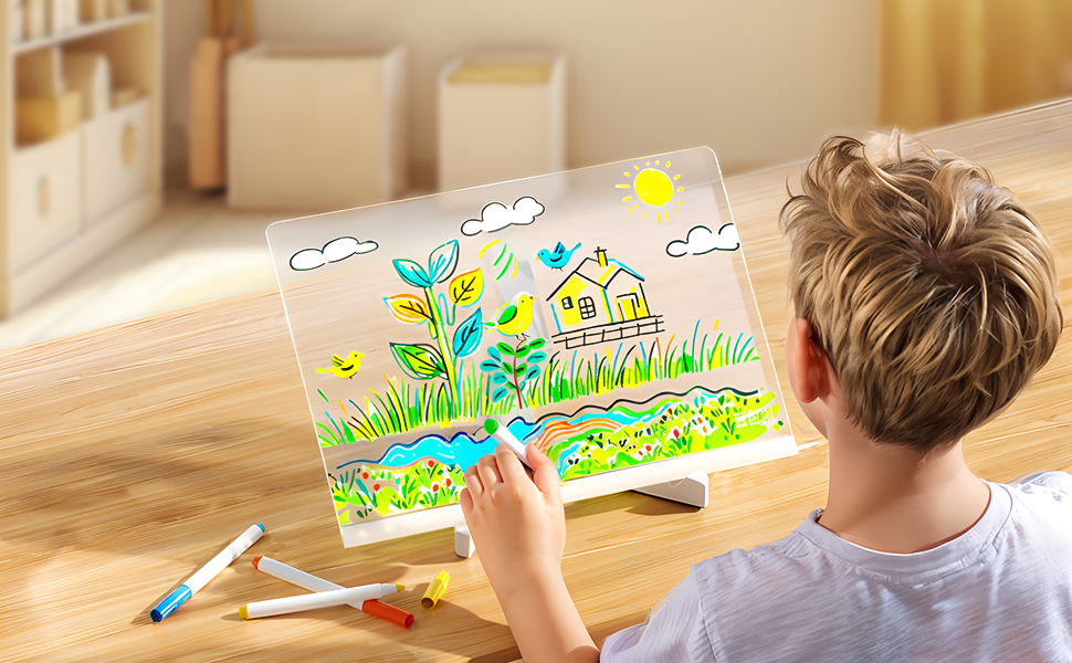 Lynac Create ™ 2025 Tableta LED desen interactiv pentru copii