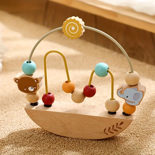 Jucărie Educativă de înșirat mărgele pentru copii