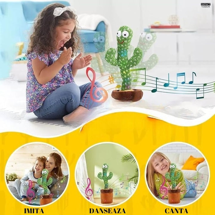 Cactus jucăuș pentru copii - imită orice sunet!