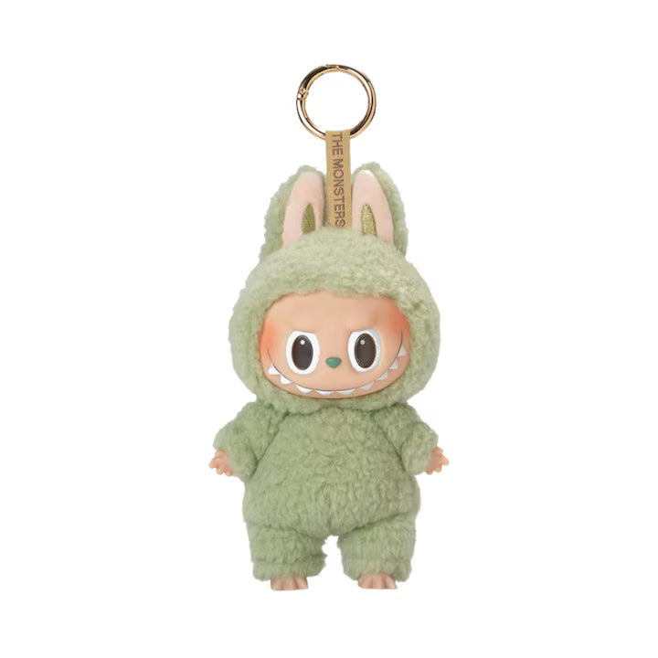 Jucarie de pluș cu breloc Labubu Monștrii Macaron, 15cm