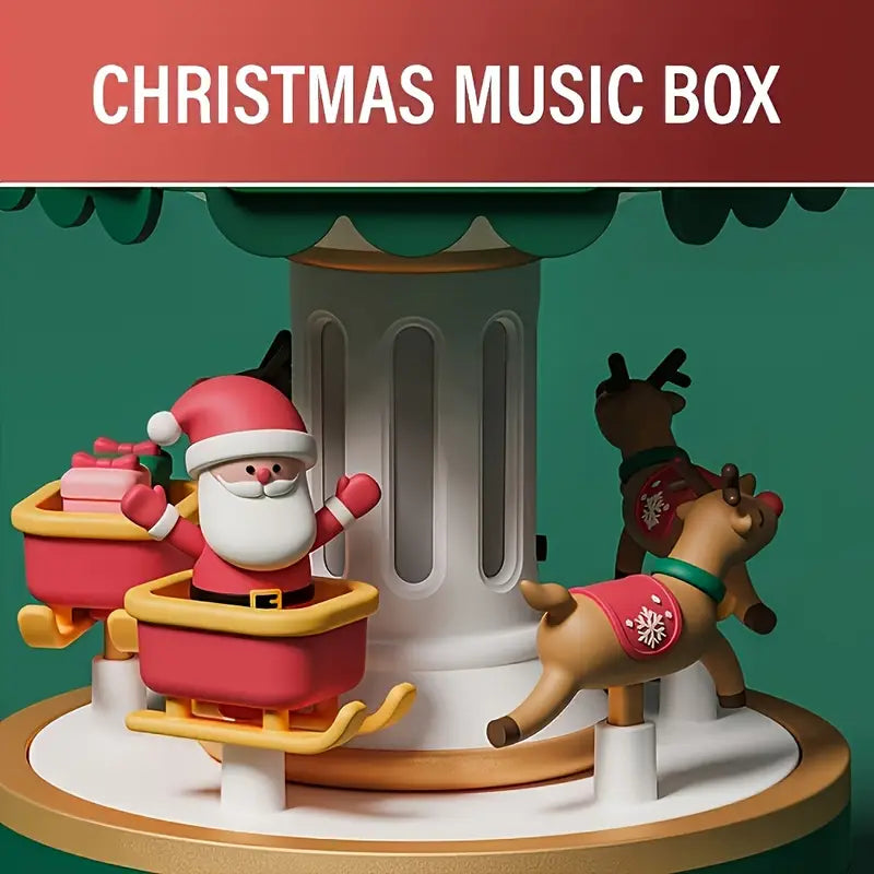 Carousel cu Mos Craciun