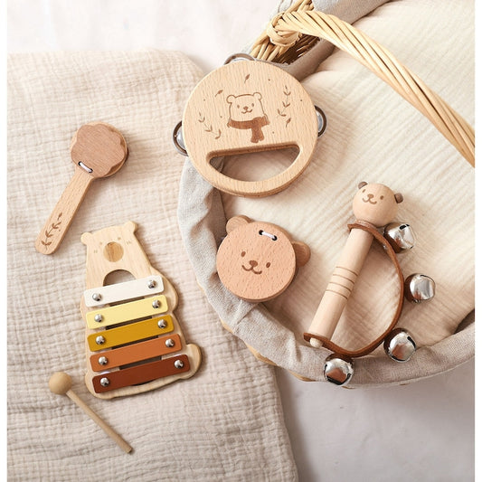 Instrumente Muzicale pentru copii. Set Educativ Montessori