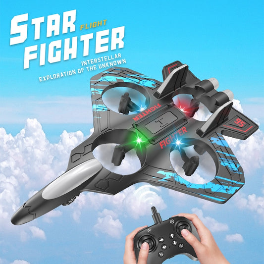 Avion cu telecomanda, face acrobatii la 360 grade