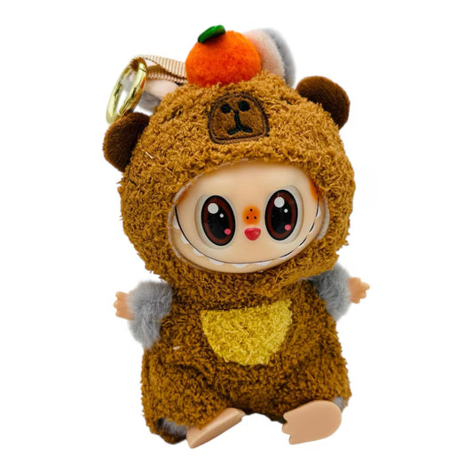 Jucarie de plus adorabila, Labubu capybara 18cm, moale si haioasa pentru cadouri si colectie