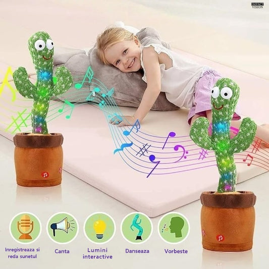 Lynac Create ™ 2025 -Cactus jucaus pentru copii - imita orice sunet!