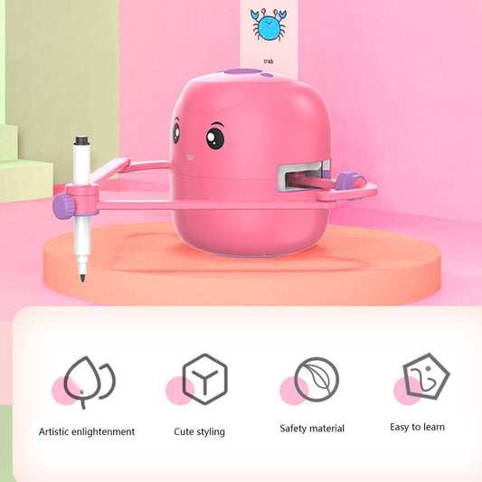Robotel interactiv ce deseneaza singur, 100 cartonase